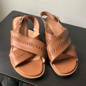 Jack Rodgers leather brown sandals